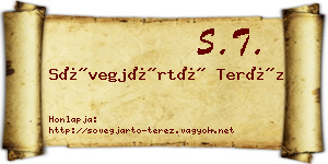 Sövegjártó Teréz névjegykártya